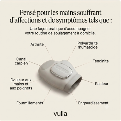 Vulia Relief — Masseur Chauffant 3-en-1